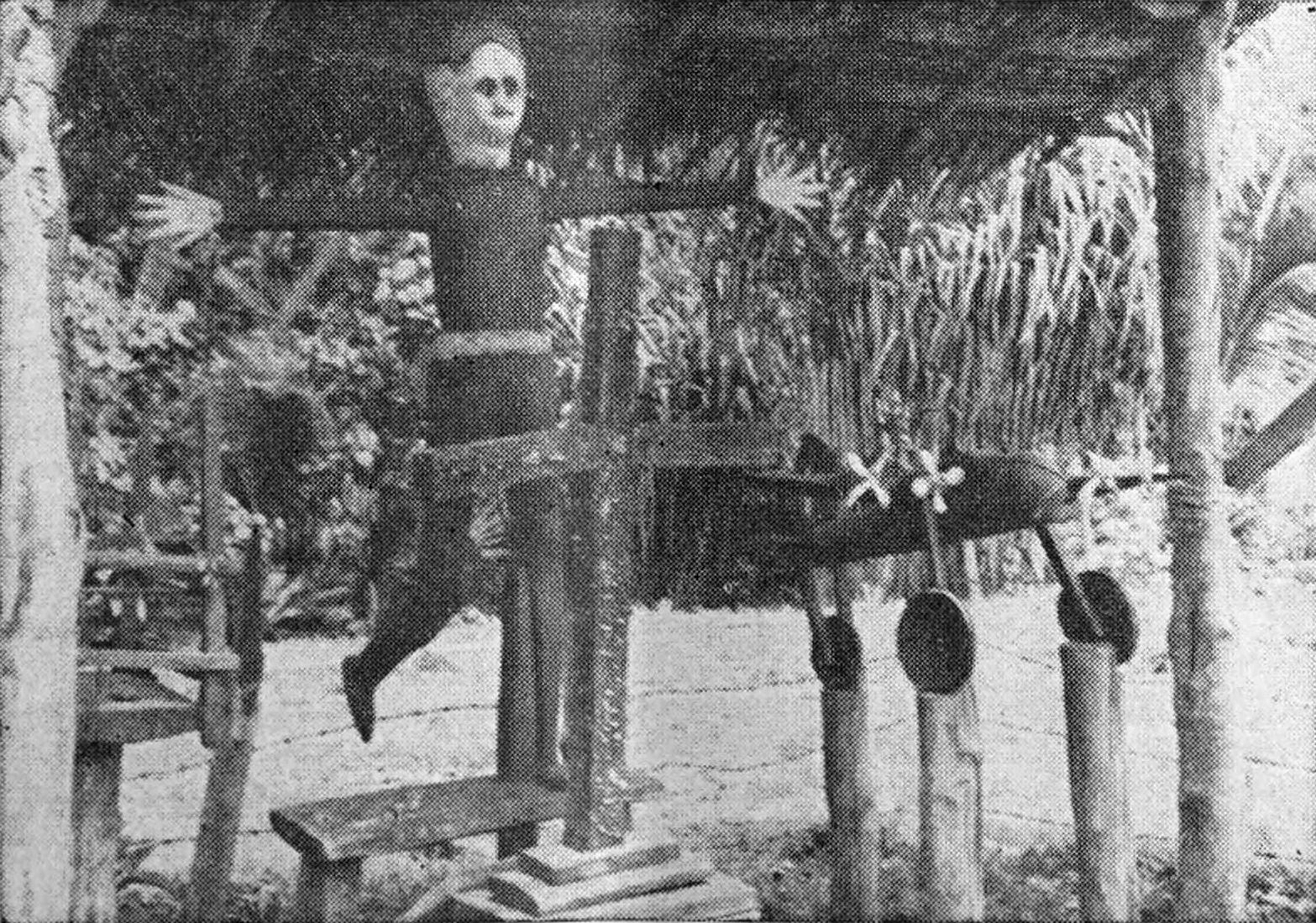 Wooden effigy of John Frum