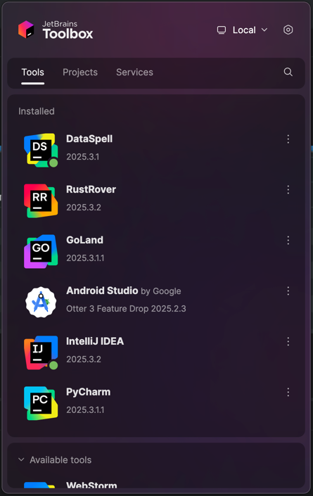 Minimal set of IDEs.