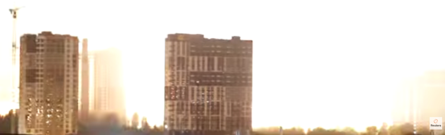 russia’s warcrime attack in residential highrise playground